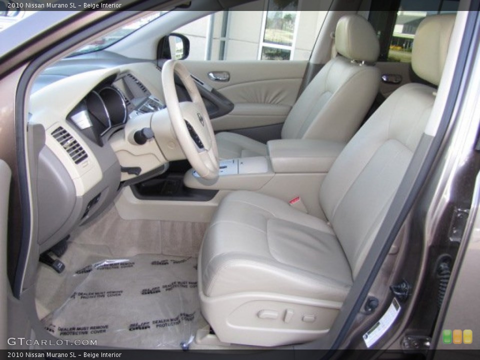 Beige Interior Photo for the 2010 Nissan Murano SL #90607166