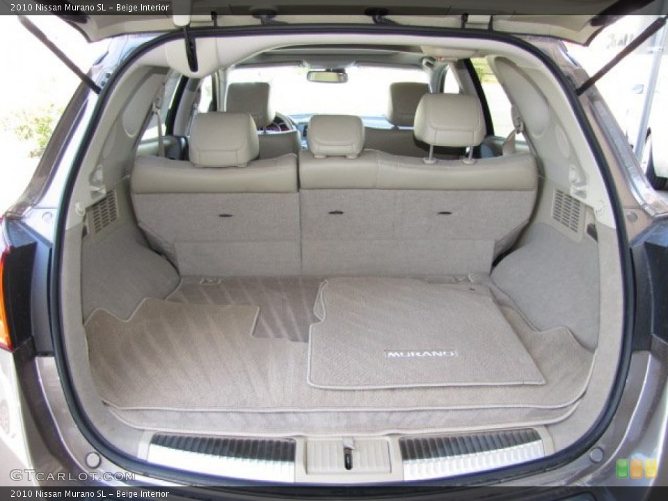 Beige Interior Trunk for the 2010 Nissan Murano SL #90607694