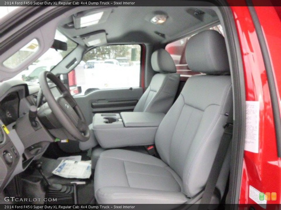 Steel Interior Photo for the 2014 Ford F450 Super Duty XL Regular Cab 4x4 Dump Truck #90607940