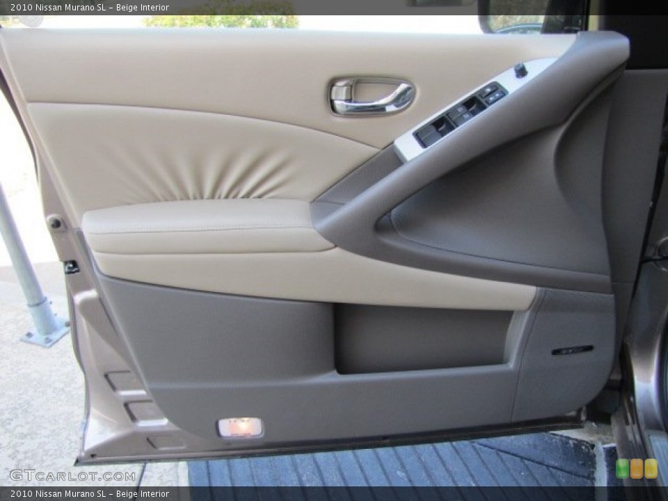 Beige Interior Door Panel for the 2010 Nissan Murano SL #90607964