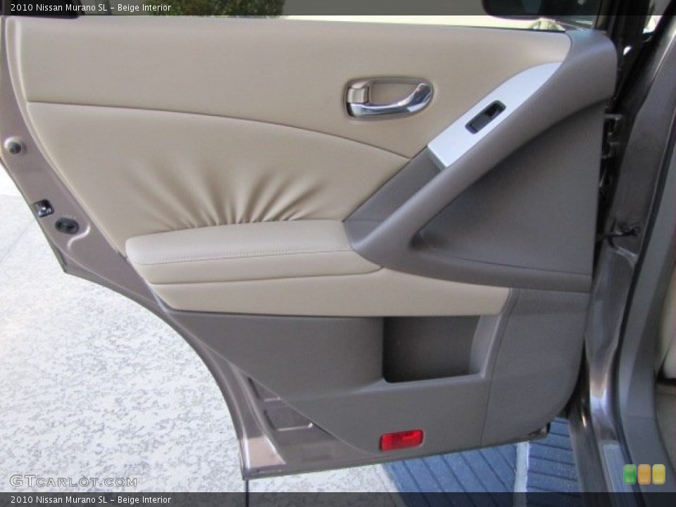 Beige Interior Door Panel for the 2010 Nissan Murano SL #90608006