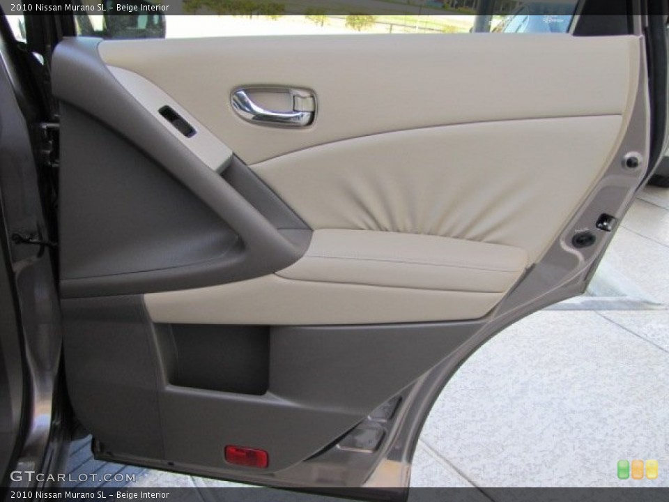 Beige Interior Door Panel for the 2010 Nissan Murano SL #90608024