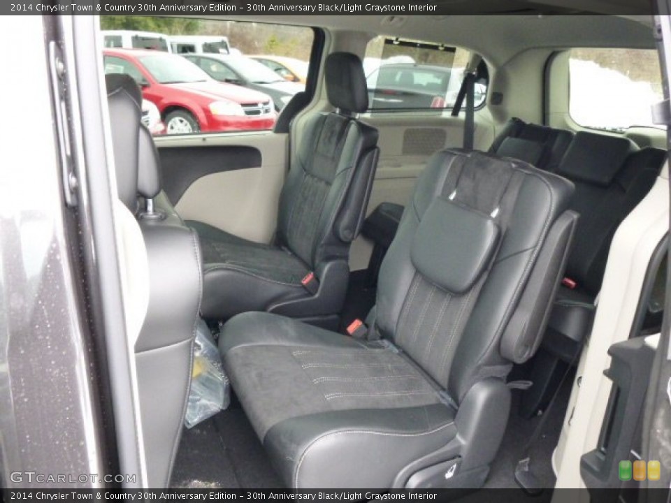 30th Anniversary Black/Light Graystone Interior Rear Seat for the 2014 Chrysler Town & Country 30th Anniversary Edition #90616337