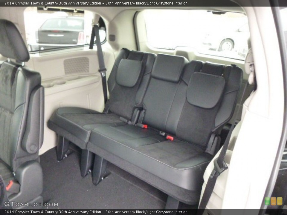 30th Anniversary Black/Light Graystone Interior Rear Seat for the 2014 Chrysler Town & Country 30th Anniversary Edition #90616355