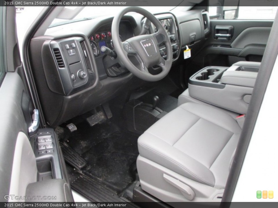 Jet Black/Dark Ash Interior Prime Interior for the 2015 GMC Sierra 2500HD Double Cab 4x4 #90618785