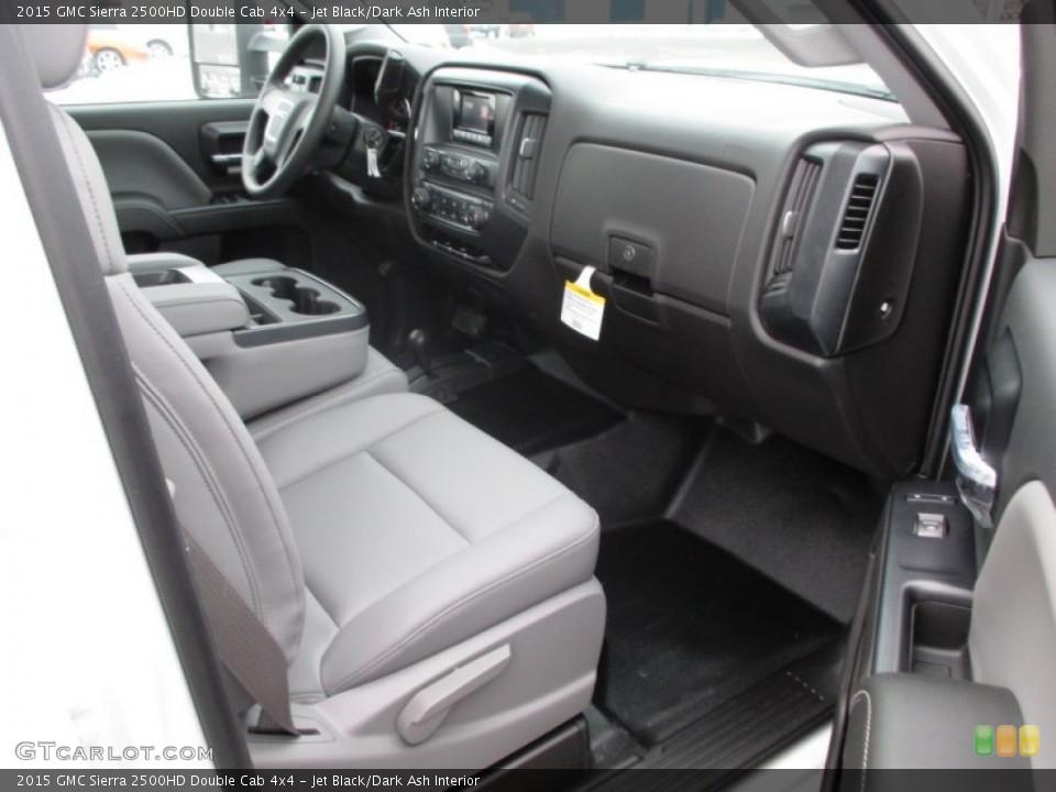 Jet Black/Dark Ash Interior Photo for the 2015 GMC Sierra 2500HD Double Cab 4x4 #90618941