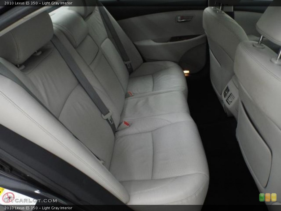 Light Gray Interior Rear Seat for the 2010 Lexus ES 350 #90623325