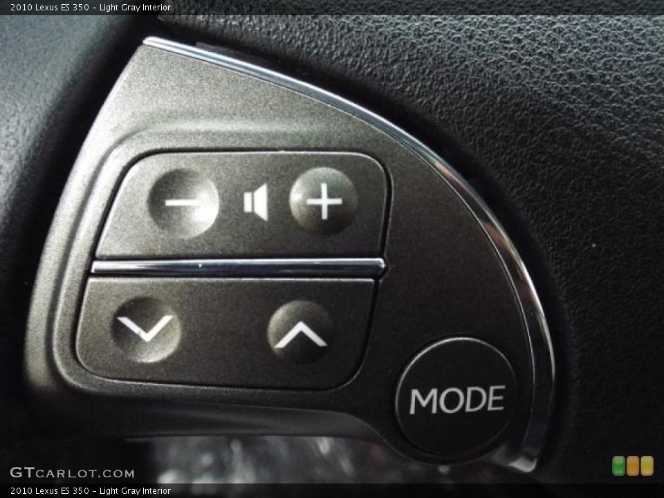 Light Gray Interior Controls for the 2010 Lexus ES 350 #90623409