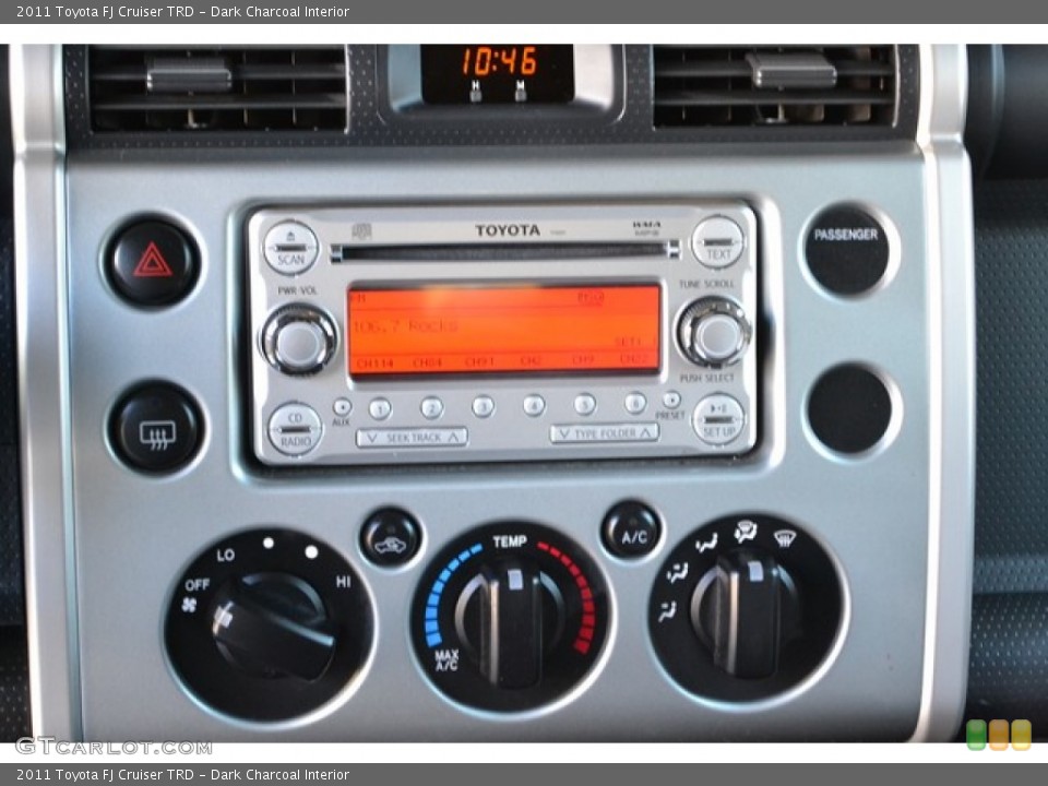 Dark Charcoal Interior Controls for the 2011 Toyota FJ Cruiser TRD #90630165