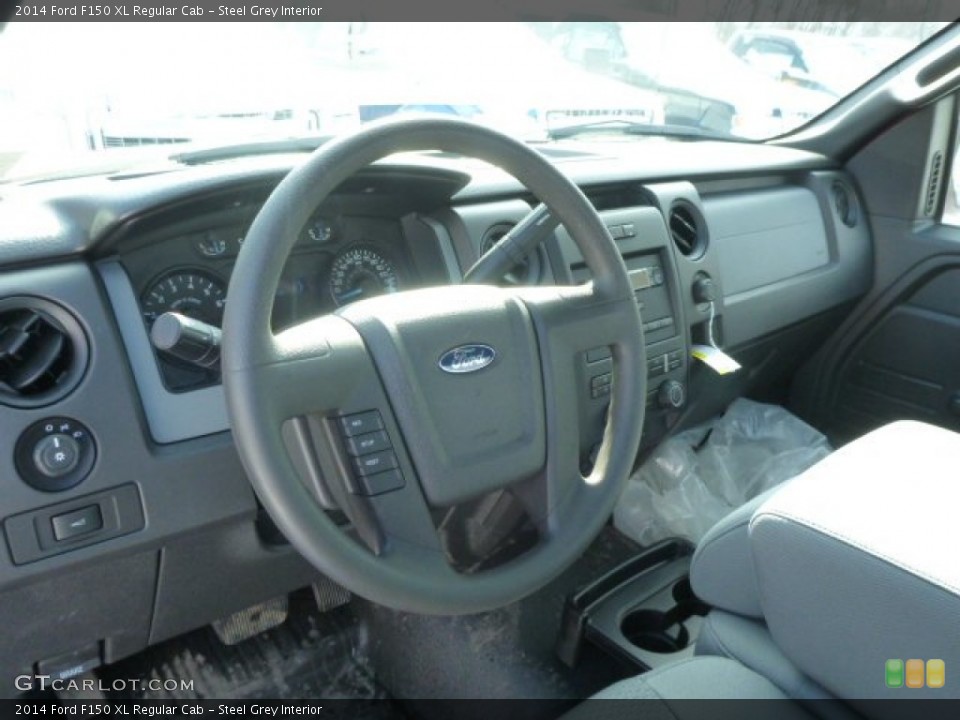 Steel Grey Interior Dashboard for the 2014 Ford F150 XL Regular Cab #90630873