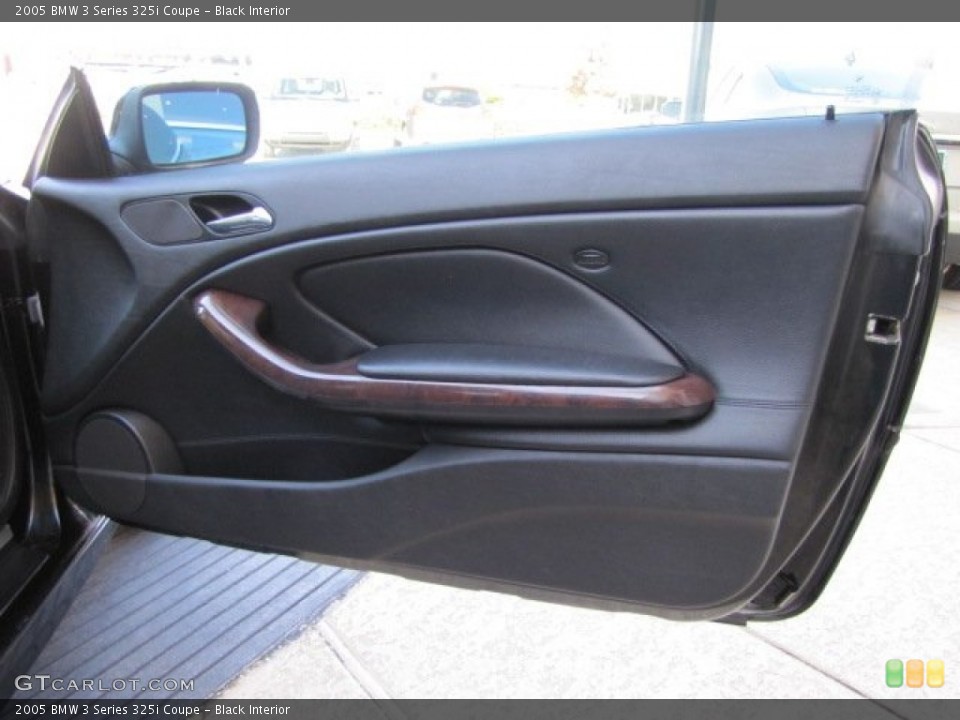 Black Interior Door Panel for the 2005 BMW 3 Series 325i Coupe #90632785