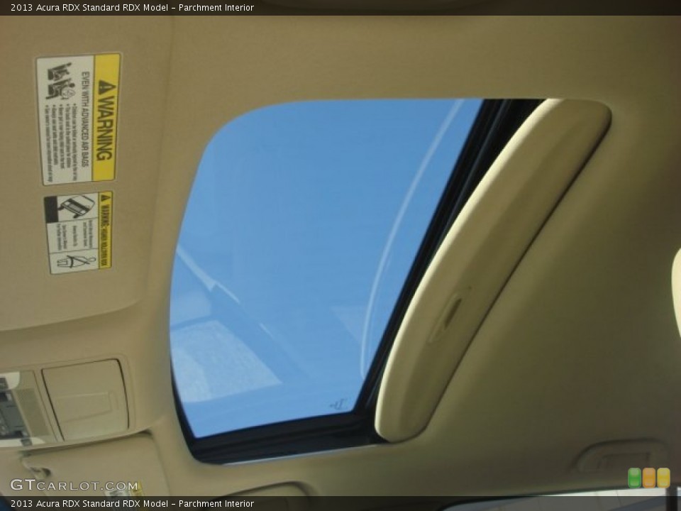Parchment Interior Sunroof for the 2013 Acura RDX  #90632940