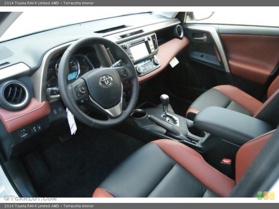 Terracotta Interior Prime Interior for the 2014 Toyota RAV4 Limited AWD #90634569