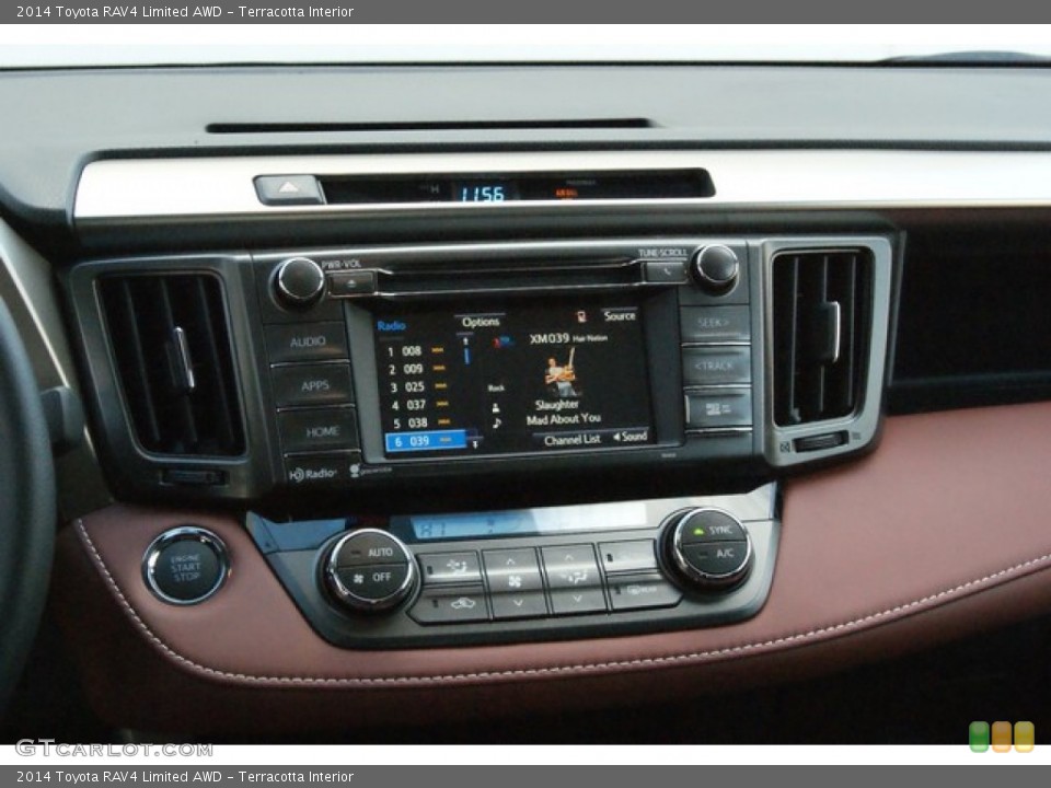 Terracotta Interior Controls for the 2014 Toyota RAV4 Limited AWD #90634590