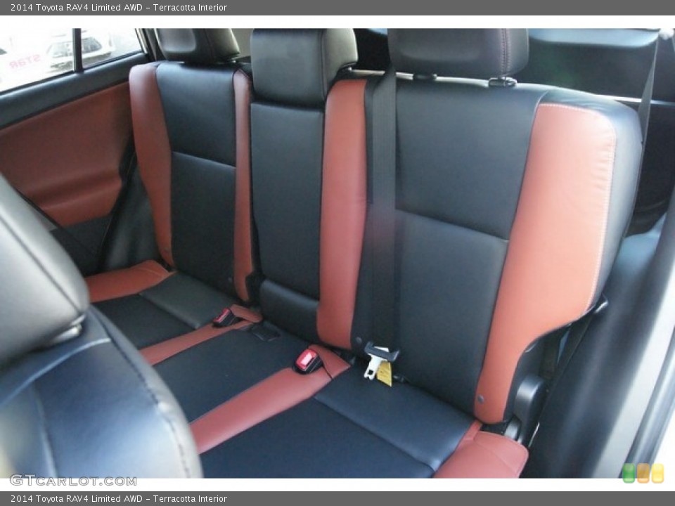 Terracotta Interior Rear Seat for the 2014 Toyota RAV4 Limited AWD #90634605