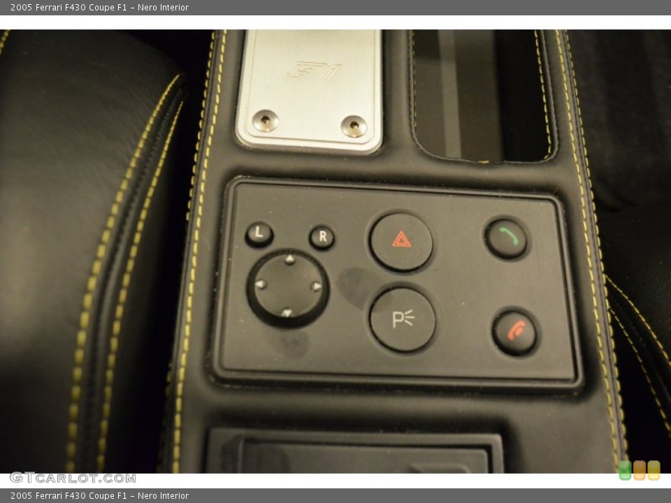 Nero Interior Controls for the 2005 Ferrari F430 Coupe F1 #90635955