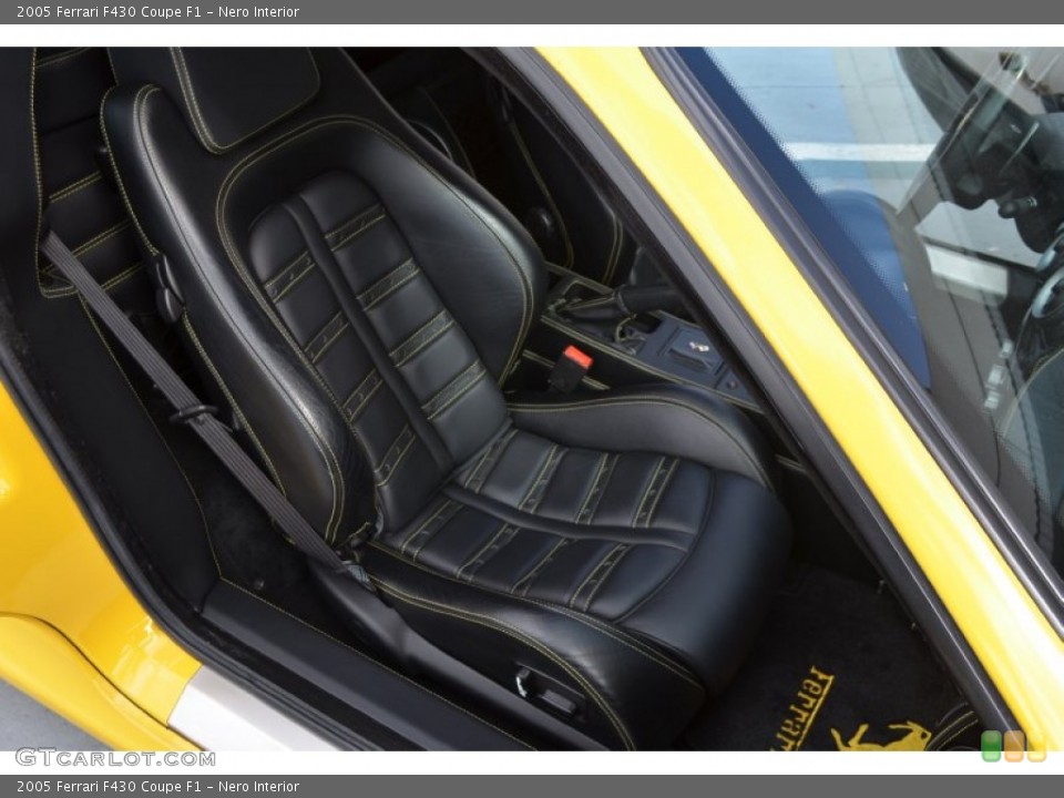 Nero Interior Front Seat for the 2005 Ferrari F430 Coupe F1 #90636150