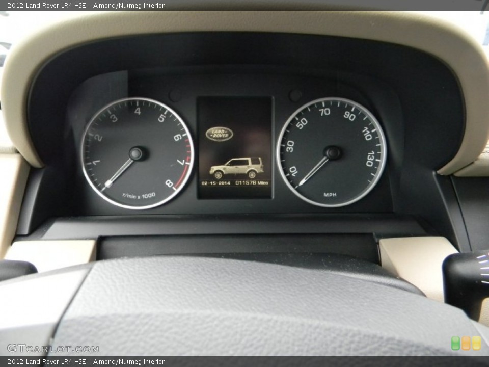Almond/Nutmeg Interior Gauges for the 2012 Land Rover LR4 HSE #90636774