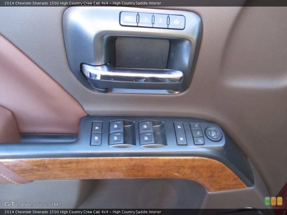 High Country Saddle Interior Controls for the 2014 Chevrolet Silverado 1500 High Country Crew Cab 4x4 #90648797