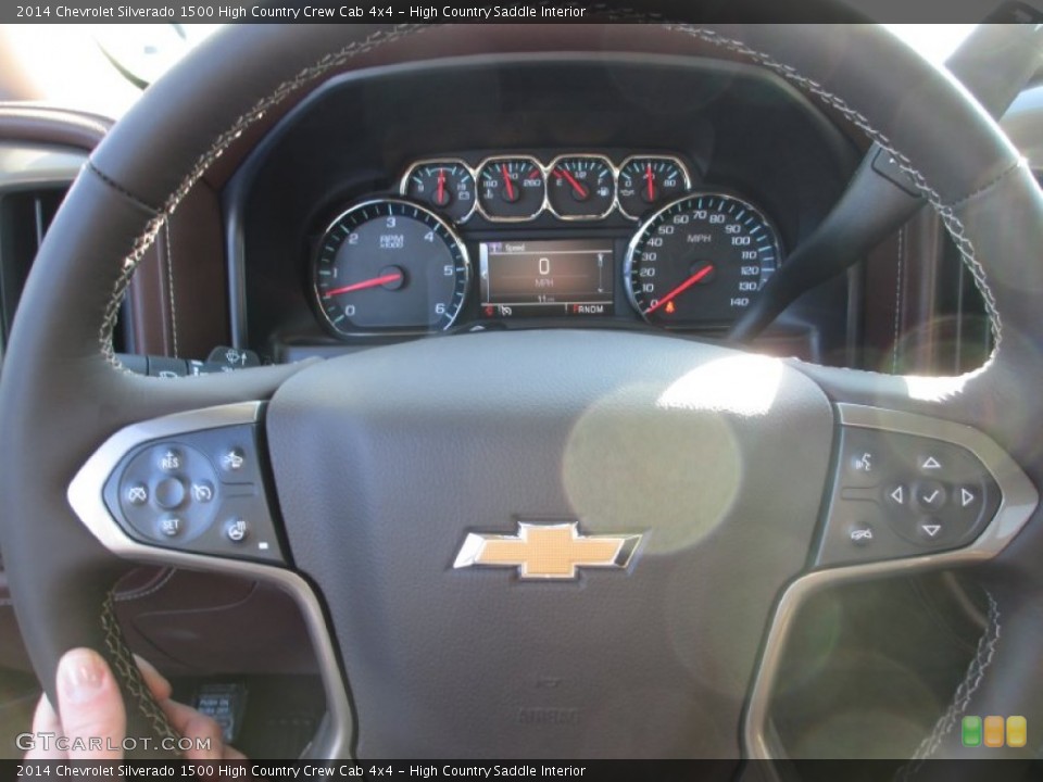 High Country Saddle Interior Gauges for the 2014 Chevrolet Silverado 1500 High Country Crew Cab 4x4 #90648813