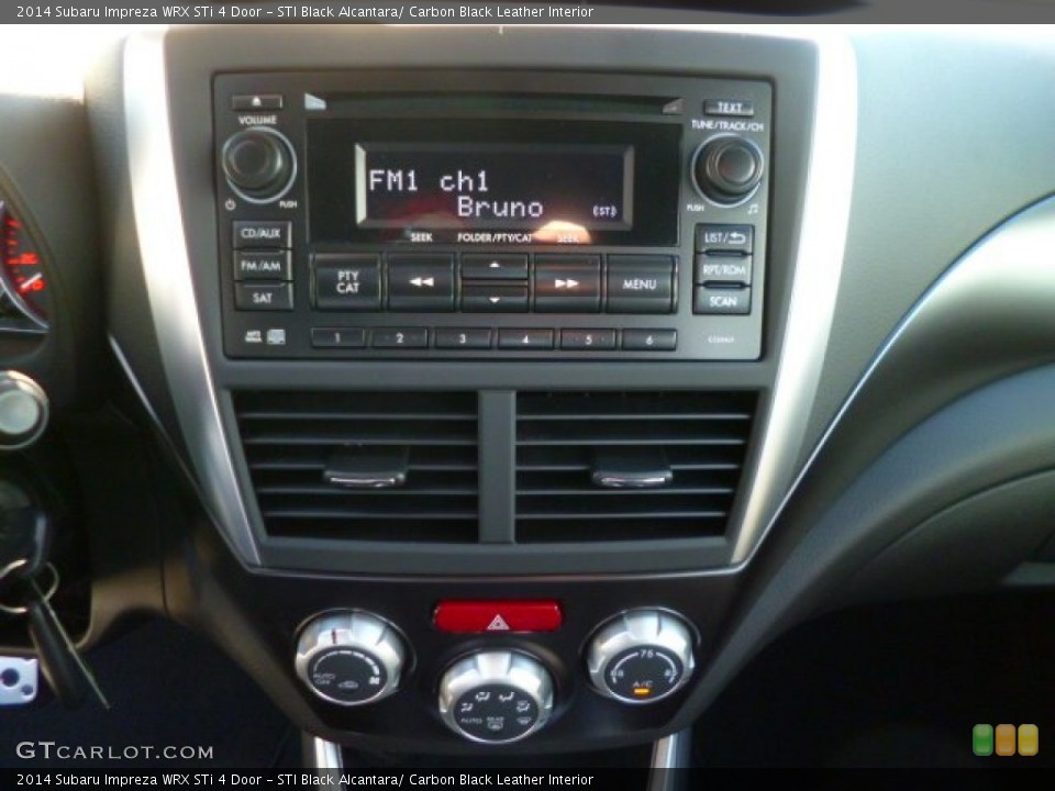 STI Black Alcantara/ Carbon Black Leather Interior Controls for the 2014 Subaru Impreza WRX STi 4 Door #90654498