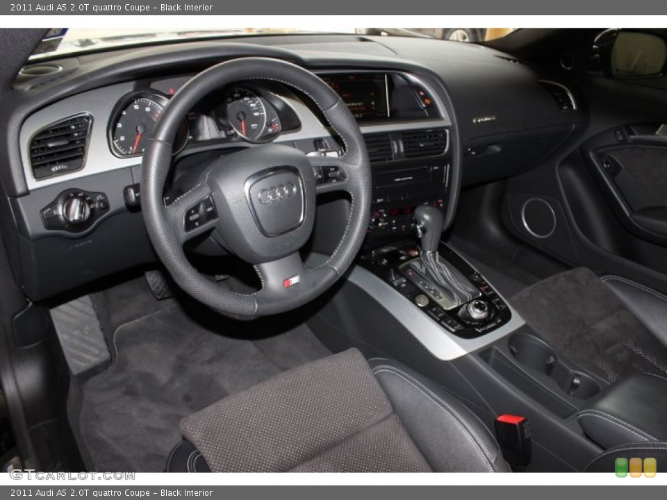 Black 2011 Audi A5 Interiors
