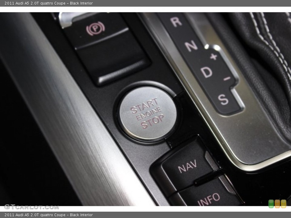 Black Interior Controls for the 2011 Audi A5 2.0T quattro Coupe #90655016