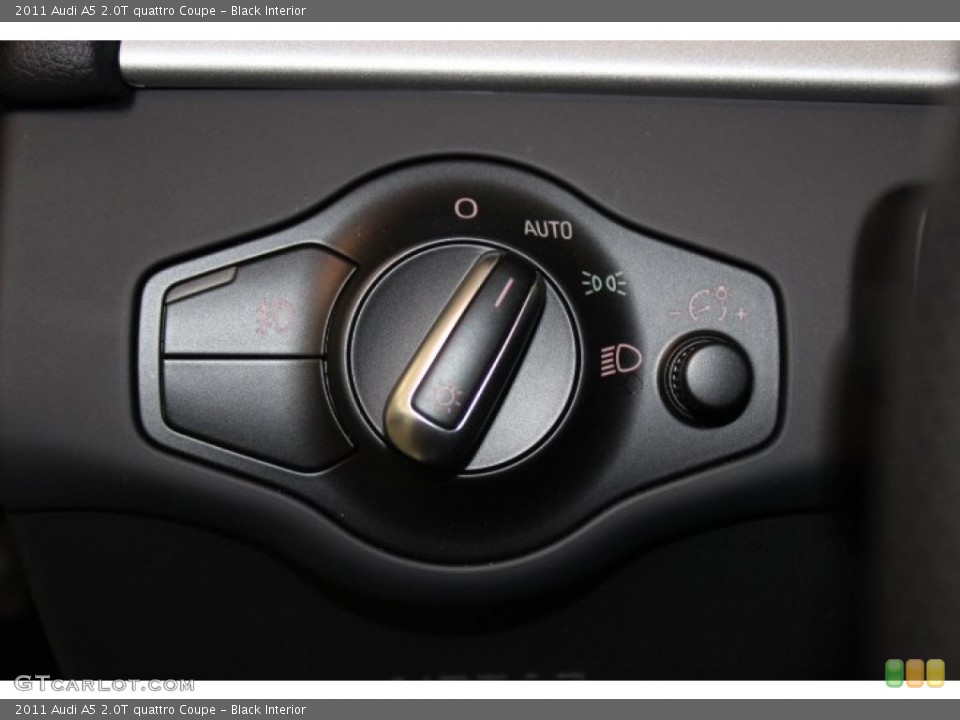 Black Interior Controls for the 2011 Audi A5 2.0T quattro Coupe #90655065