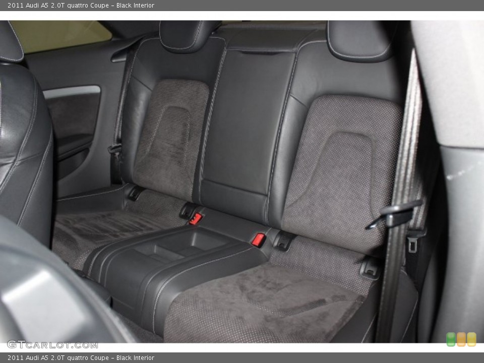 Black Interior Rear Seat for the 2011 Audi A5 2.0T quattro Coupe #90655080