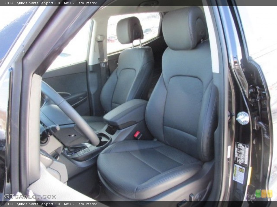Black Interior Front Seat for the 2014 Hyundai Santa Fe Sport 2.0T AWD #90662161