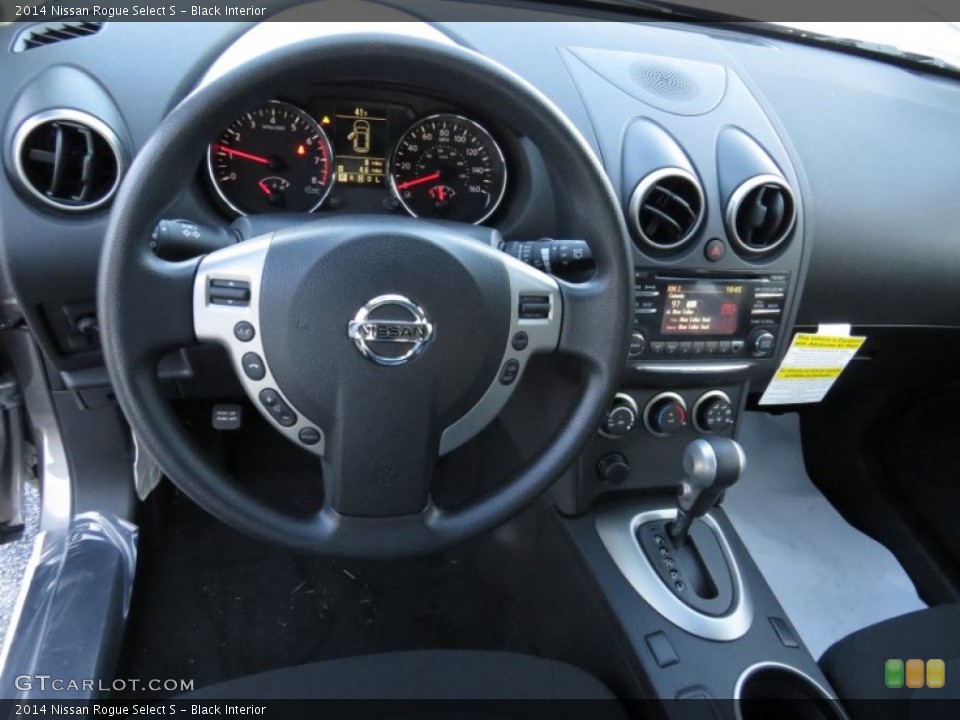Black Interior Dashboard for the 2014 Nissan Rogue Select S #90663376