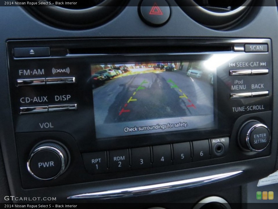 Black Interior Audio System for the 2014 Nissan Rogue Select S #90663457
