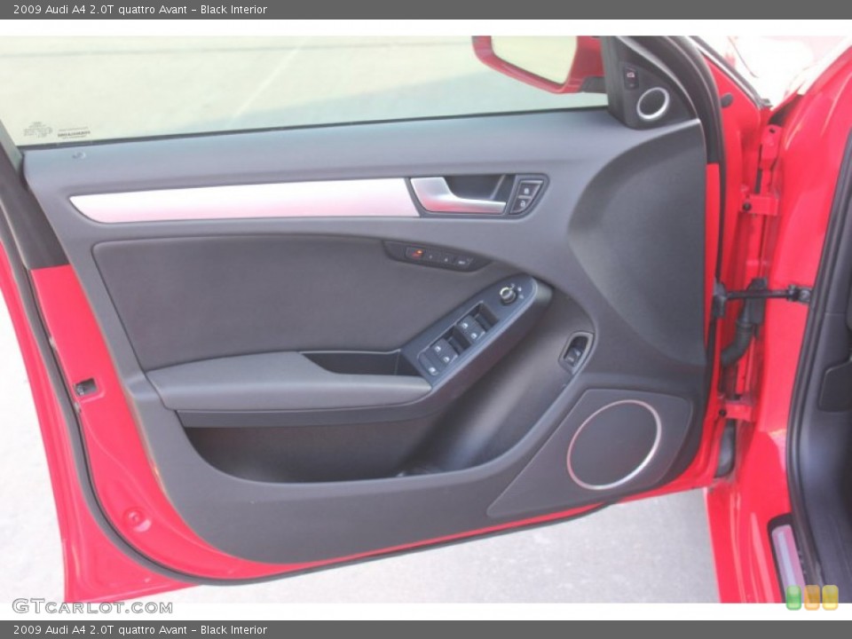 Black Interior Door Panel for the 2009 Audi A4 2.0T quattro Avant #90666649