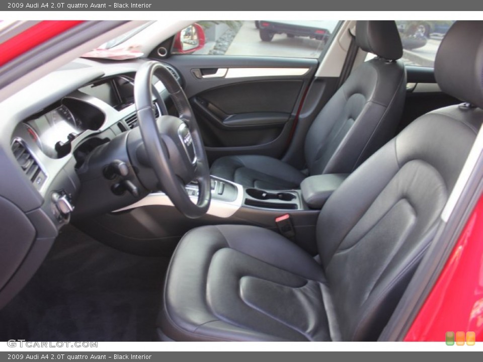 Black Interior Front Seat for the 2009 Audi A4 2.0T quattro Avant #90666655
