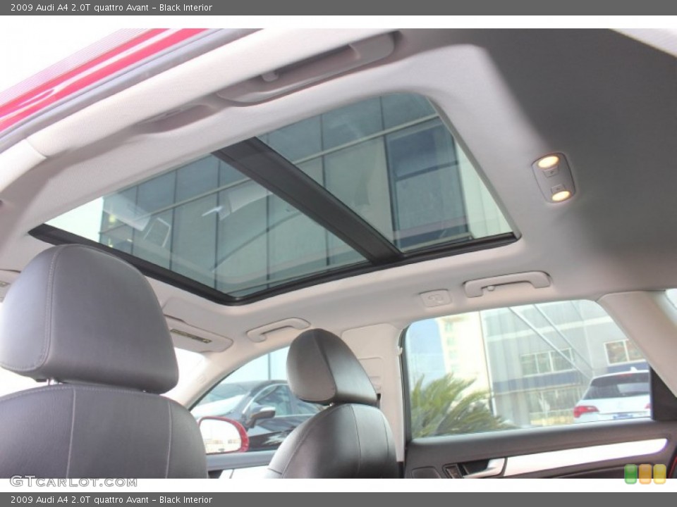 Black Interior Sunroof for the 2009 Audi A4 2.0T quattro Avant #90666712