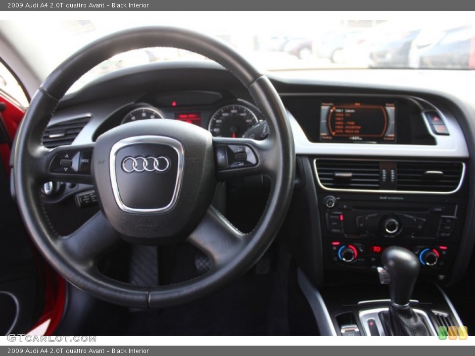 Black Interior Dashboard for the 2009 Audi A4 2.0T quattro Avant #90666733