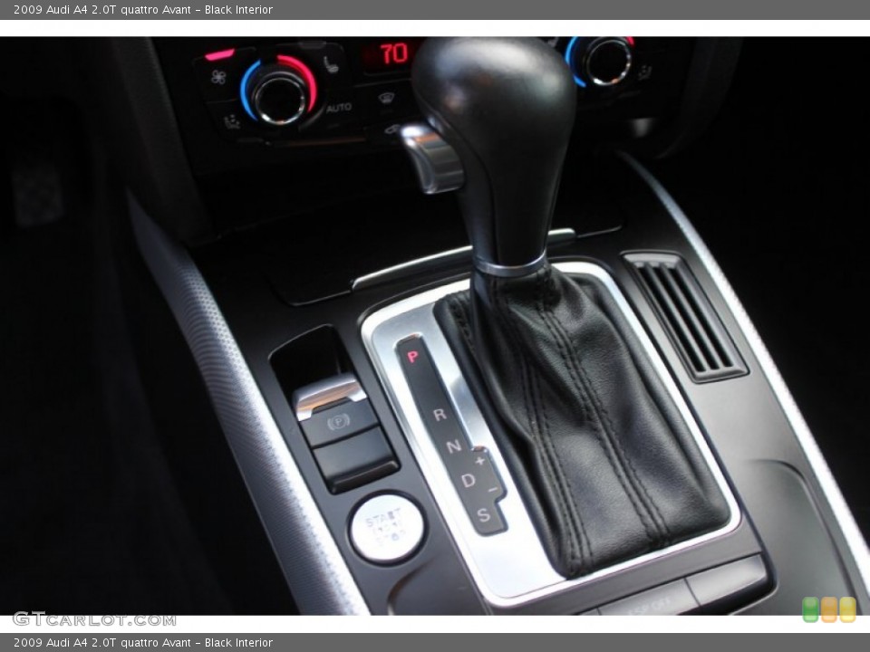 Black Interior Transmission for the 2009 Audi A4 2.0T quattro Avant #90666766