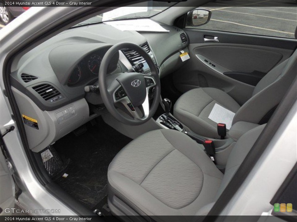 Gray 2014 Hyundai Accent Interiors