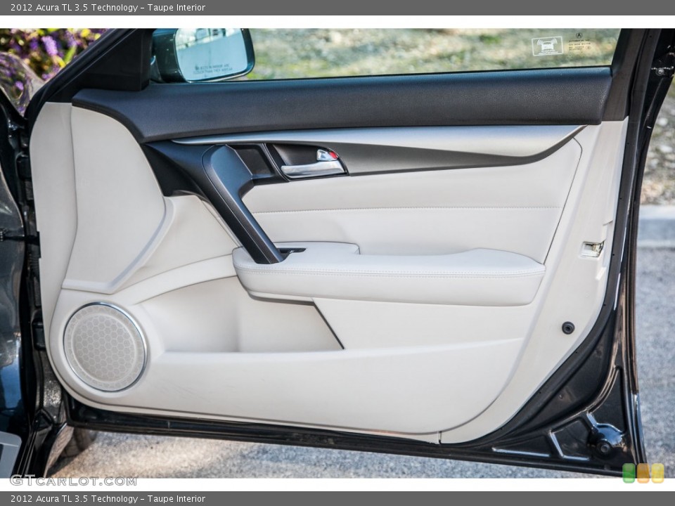 Taupe Interior Door Panel for the 2012 Acura TL 3.5 Technology #90670287
