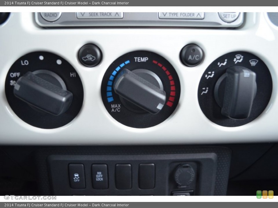 Dark Charcoal Interior Controls for the 2014 Toyota FJ Cruiser  #90670323