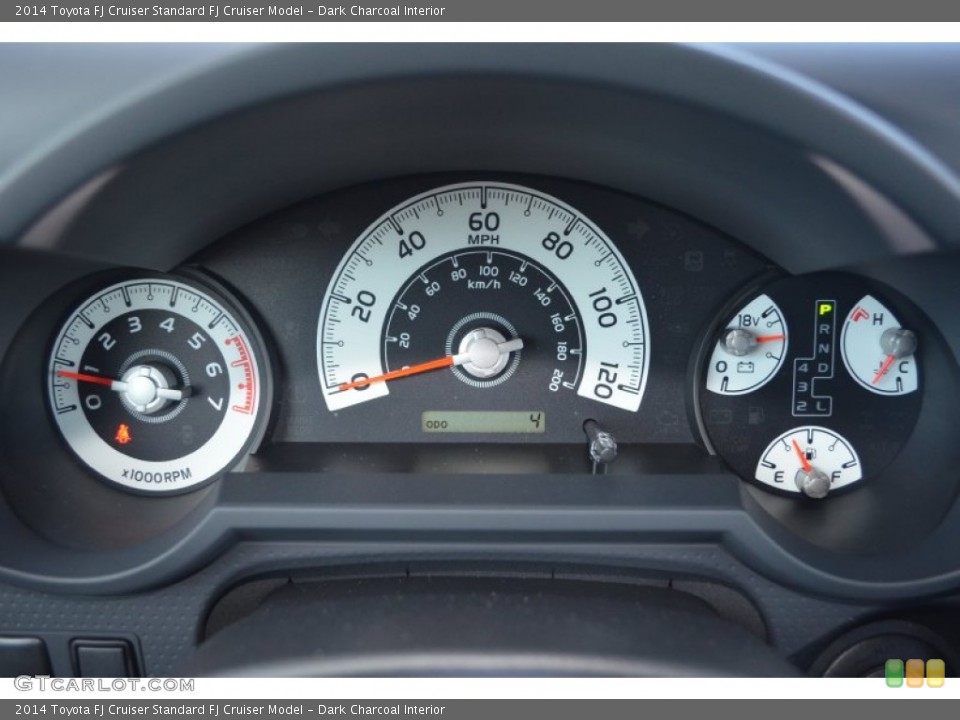 Dark Charcoal Interior Gauges for the 2014 Toyota FJ Cruiser  #90670485