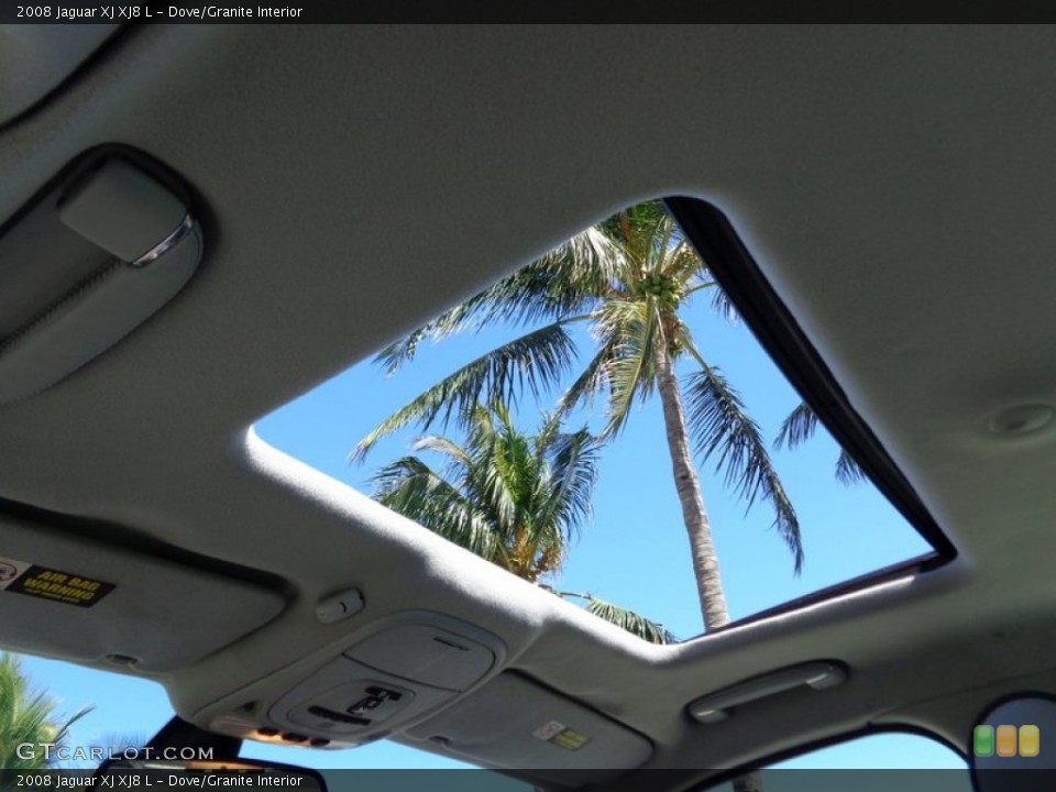 Dove/Granite Interior Sunroof for the 2008 Jaguar XJ XJ8 L #90673641