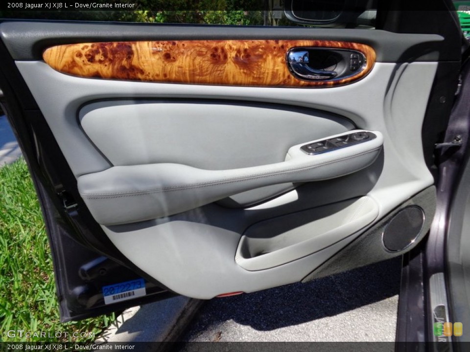 Dove/Granite Interior Door Panel for the 2008 Jaguar XJ XJ8 L #90673836