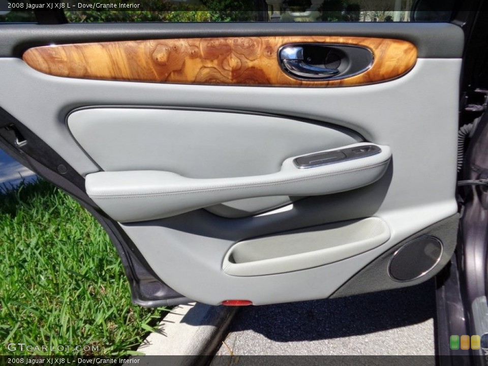 Dove/Granite Interior Door Panel for the 2008 Jaguar XJ XJ8 L #90674760