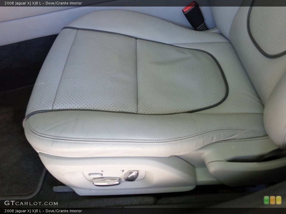 Dove/Granite Interior Front Seat for the 2008 Jaguar XJ XJ8 L #90674814