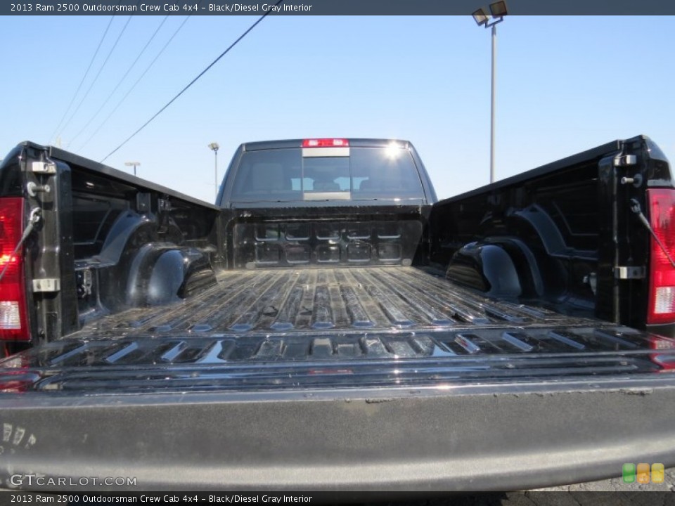 Black/Diesel Gray Interior Trunk for the 2013 Ram 2500 Outdoorsman Crew Cab 4x4 #90681772