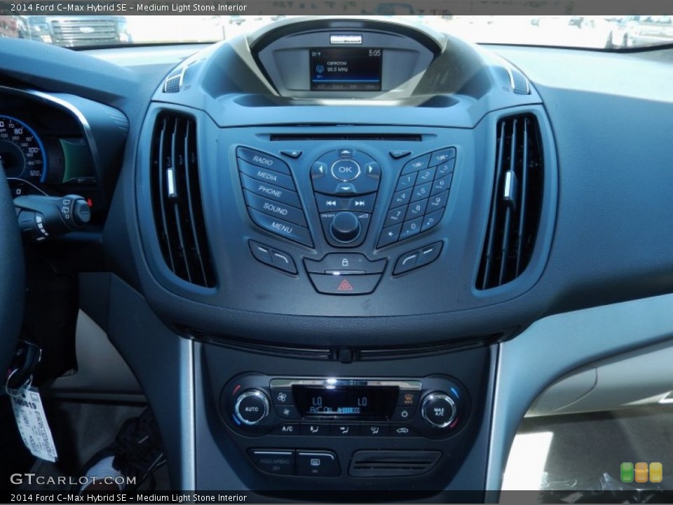 Medium Light Stone Interior Controls for the 2014 Ford C-Max Hybrid SE #90683169