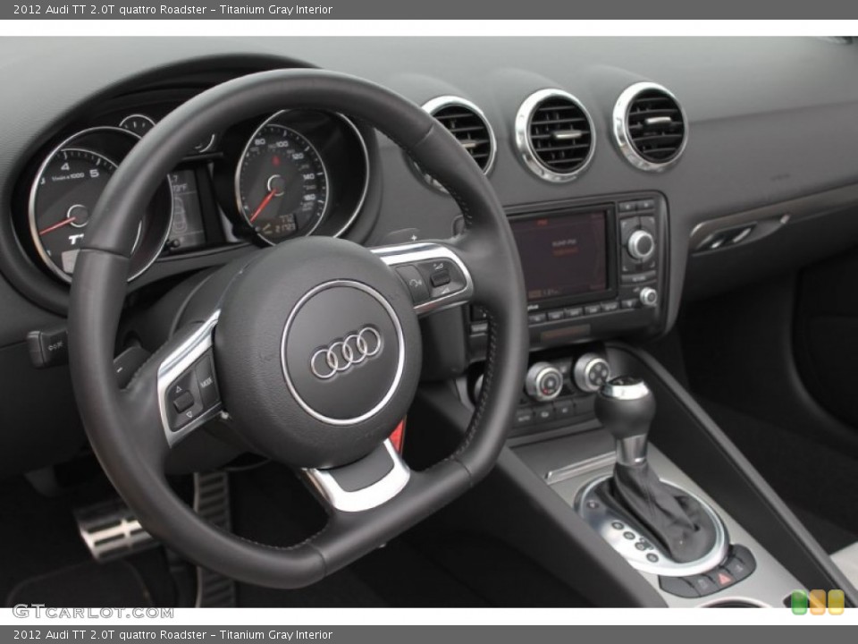 Titanium Gray Interior Dashboard for the 2012 Audi TT 2.0T quattro Roadster #90684610