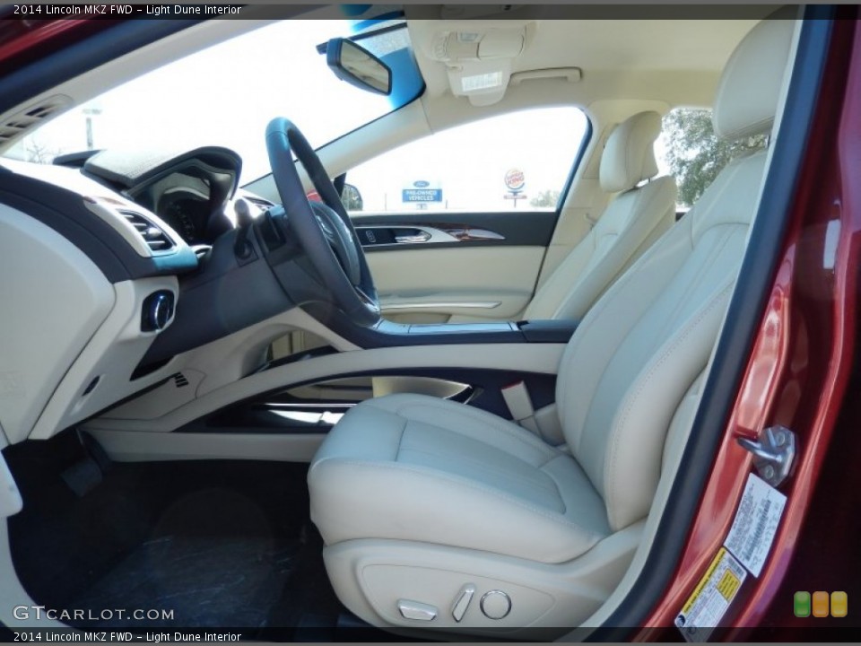 Light Dune Interior Front Seat for the 2014 Lincoln MKZ FWD #90685400