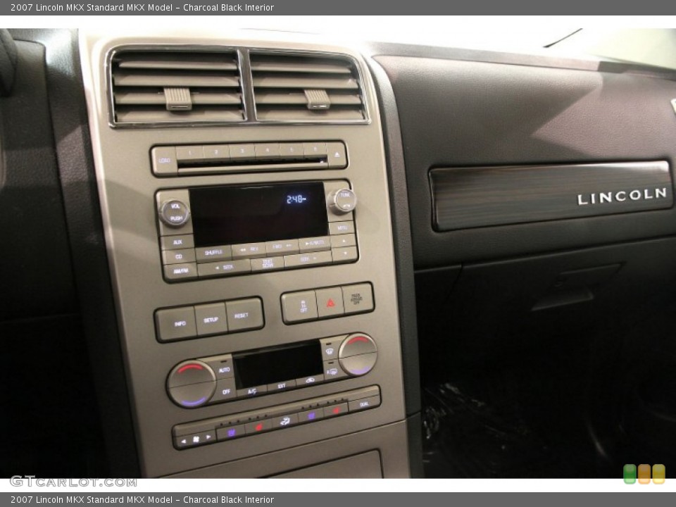 Charcoal Black Interior Controls for the 2007 Lincoln MKX  #90686407